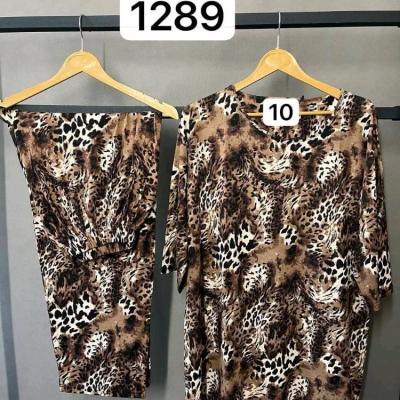 ست تیشرت شلوار ویسکوز سایزبزرگ1289(موجودی سوال شود)