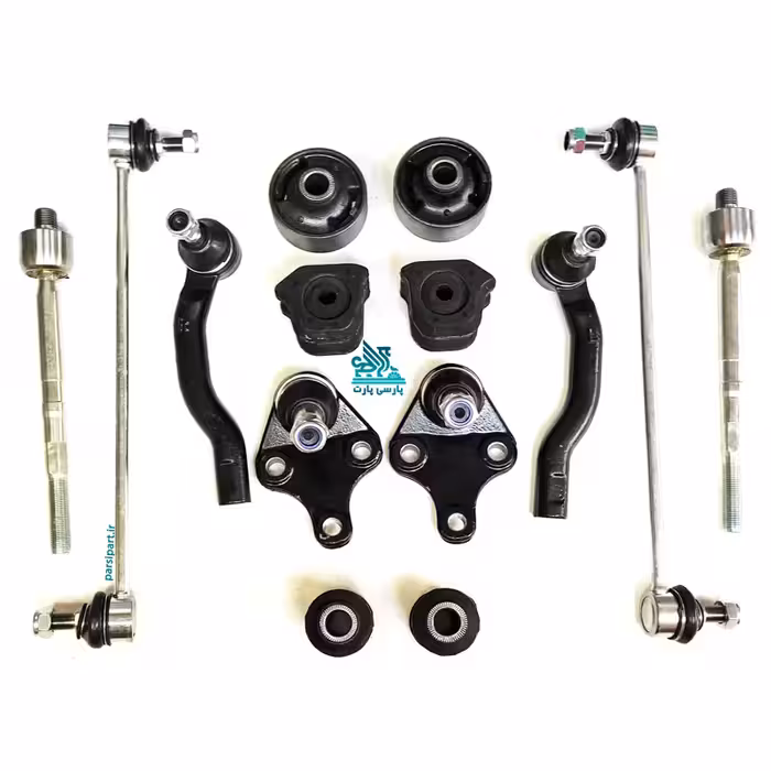 کیت کامل جلوبندی جیلی سواری EC7 (14 قطعه با گارانتی 1ساله) | برند قطعات | پارسی پارت
