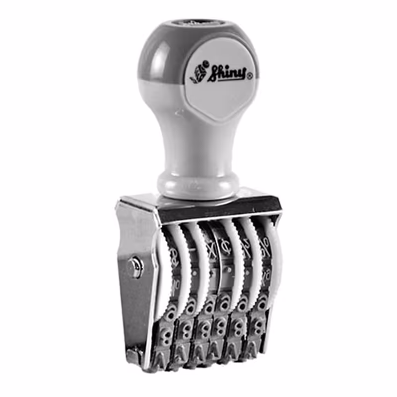 خرید دستگاه مهر شاینی نمراتور 6 رقم مدل N-A6 سایز 15 میل