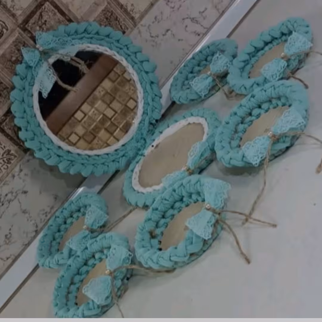 هفت سین تریکویی مدل فیروزه ای