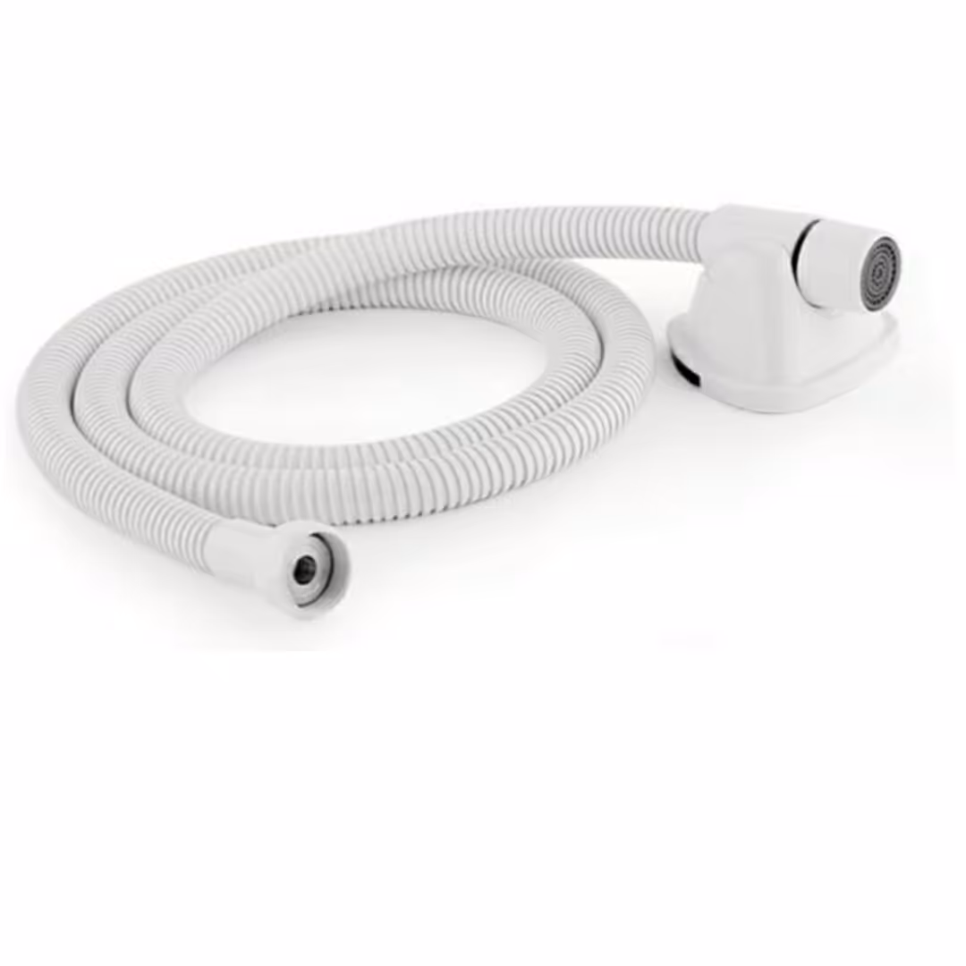 شلنگ توالت سفید.رنگ سفید الکتروستاتیک