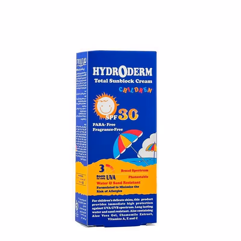 کرم ضد آفتاب کودکان