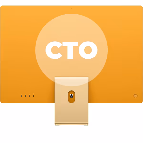 آی‎ مک 24 اینچ کاستوم پردازنده 8 هسته ای M1 گرافیک 8 هسته ای 16 گیگابایت Ram ظرفیت 2 ترابایت SSD زرد - Hiapple.ir