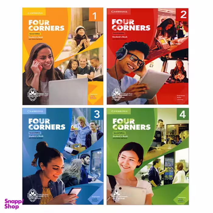 کتاب Four Corners 2nd Edition اثر Jack C. Richard And David Bohlke انتشارات اشتیاق نور 4 جلدی