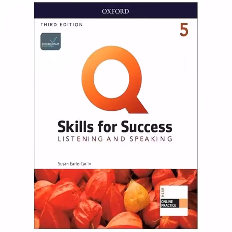Q Skills for Success 5 Listening and Speaking Third Edition کتاب