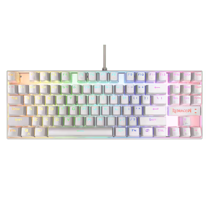 مشخصات ، قیمت و خرید کیبورد گیمینگ ردراگون Redragon K552 KUMARA WHITE