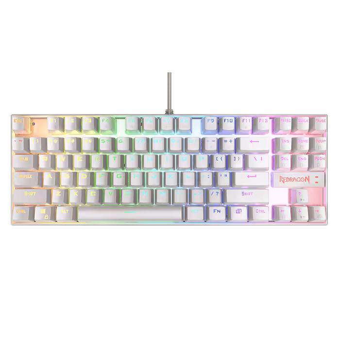 مشخصات ، قیمت و خرید کیبورد گیمینگ ردراگون Redragon K552 KUMARA WHITE