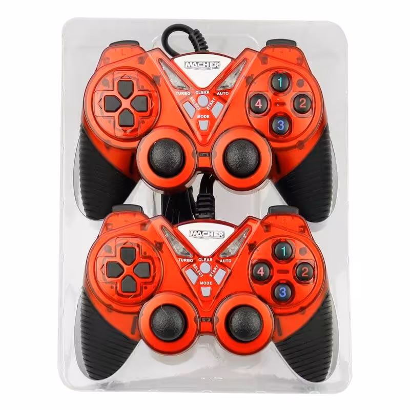 دسته بازی دوبل شوک دار مدل MR-62