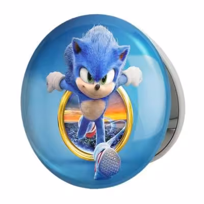 آینه جیبی خندالو طرح سونیک مدل تاشو کد 1044