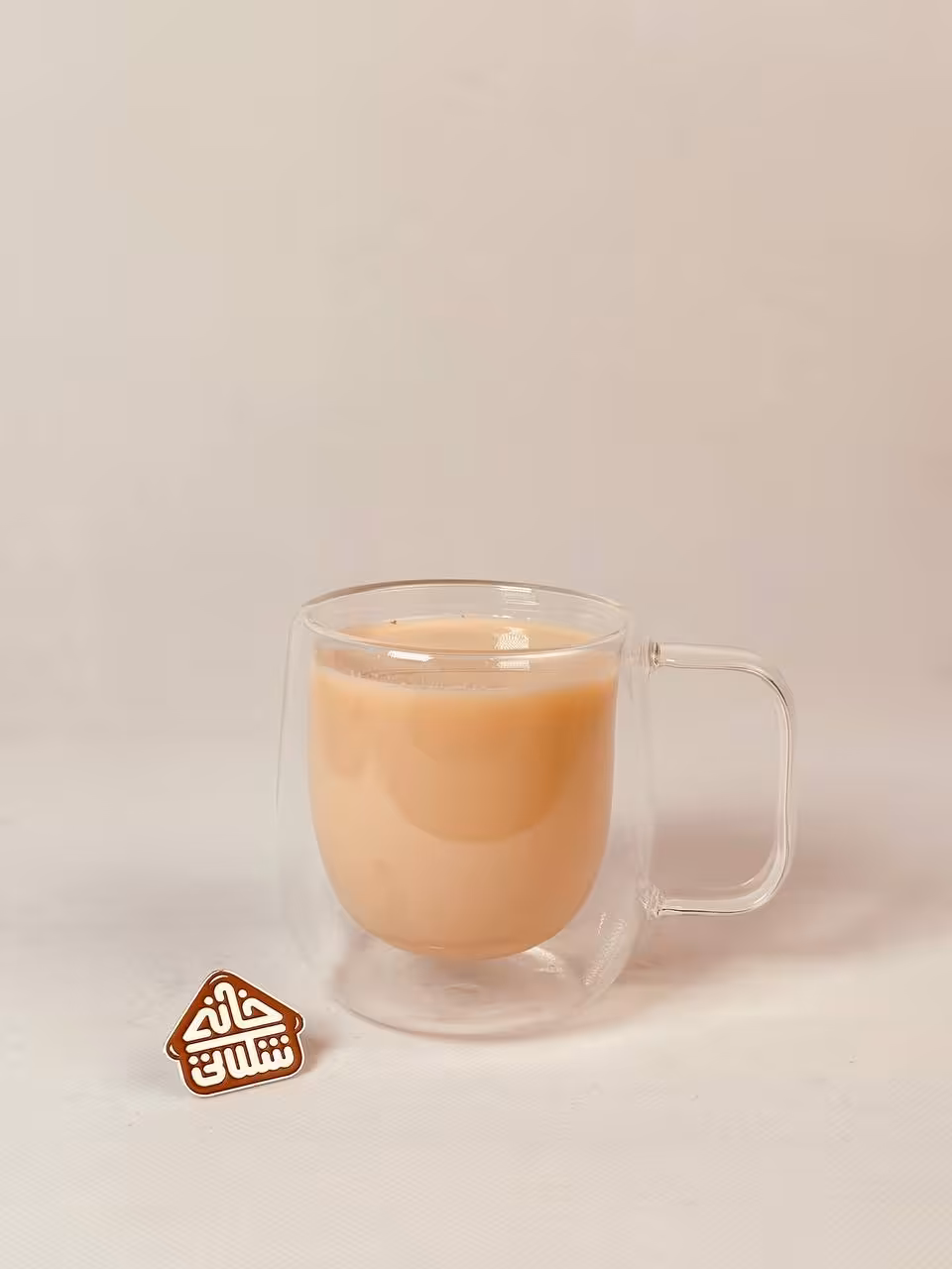 ماگ دوجداره پیرکس دسته مربع کد002175