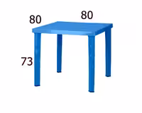 میز تاشو پلاستیکی 4 نفره مربع {کد 823}