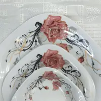 سرویس 26 پارچه ملامین نشکن طرح رزالین
