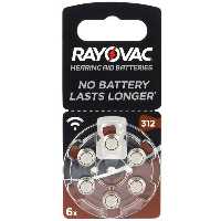 باتری سمعک ریواک ضد نویز شماره 312 RAYOVAC