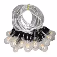 ریسه 50 متری (ادیسون حبابی) با بوکسل نگهدارنده روکشدار