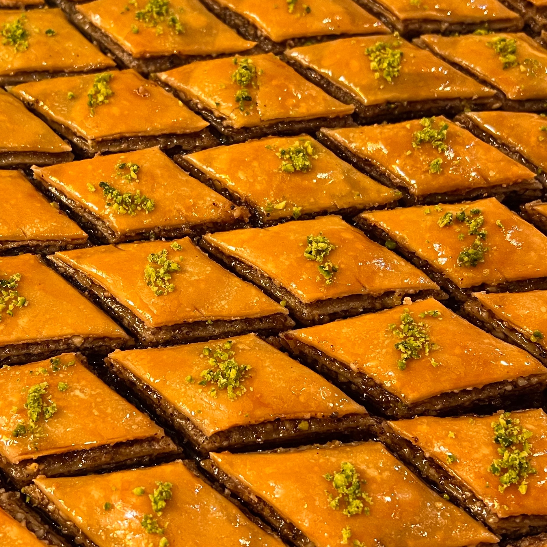 پخت خانگی باقلوا گردویی