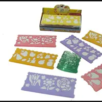 خط کش ژله ای شابلون دار دو قلو طرح مزرعه صریر
