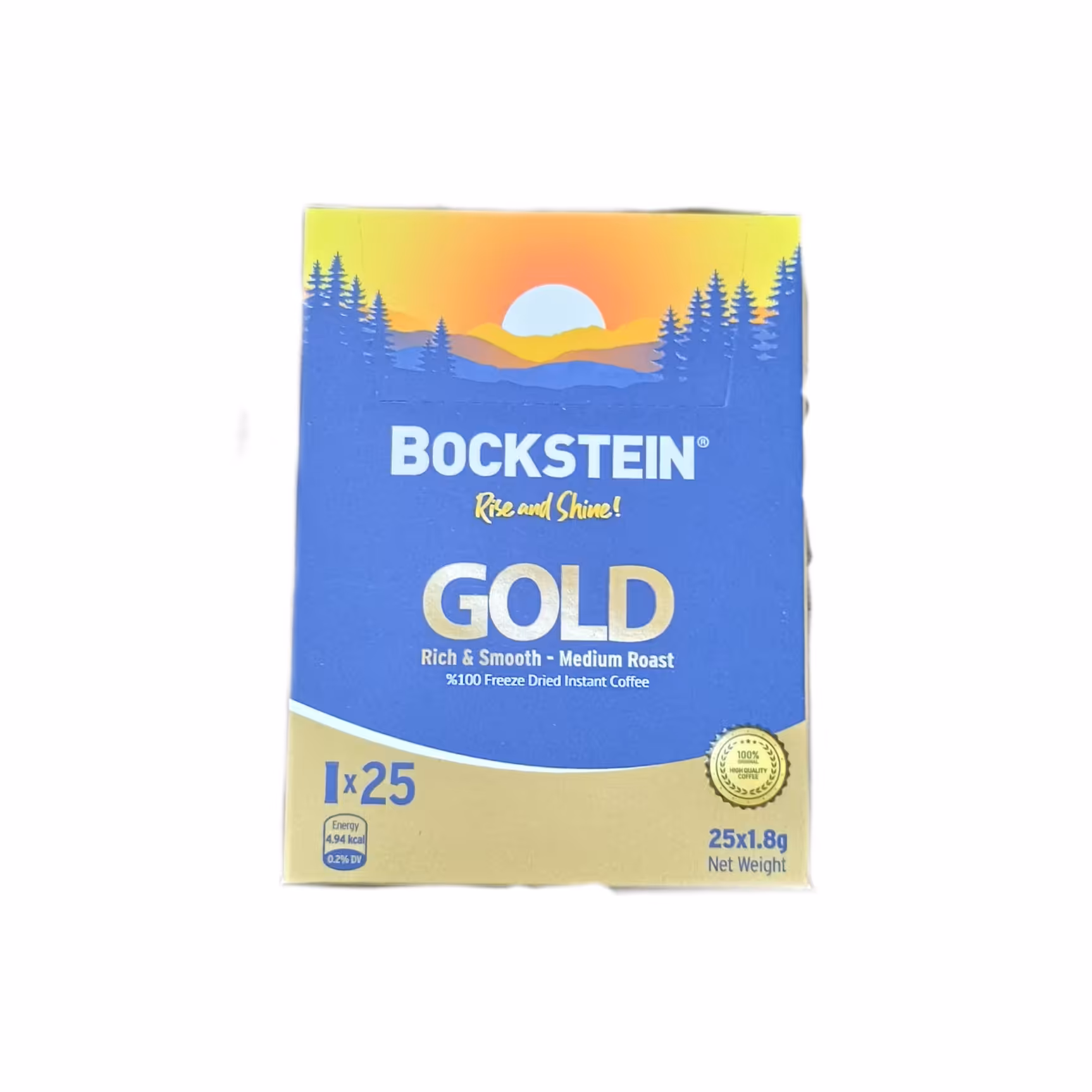 قهوه فوری گلد بوکشتاین بسته 25 عددی
