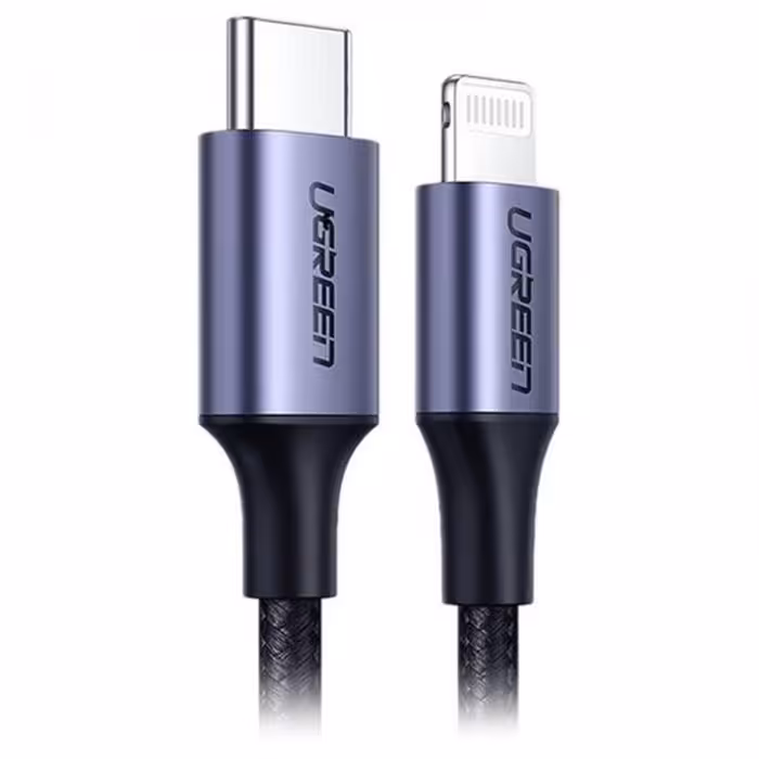 کابل تبدیل 1 متری Lightning به TypeC یوگرین مدل US304