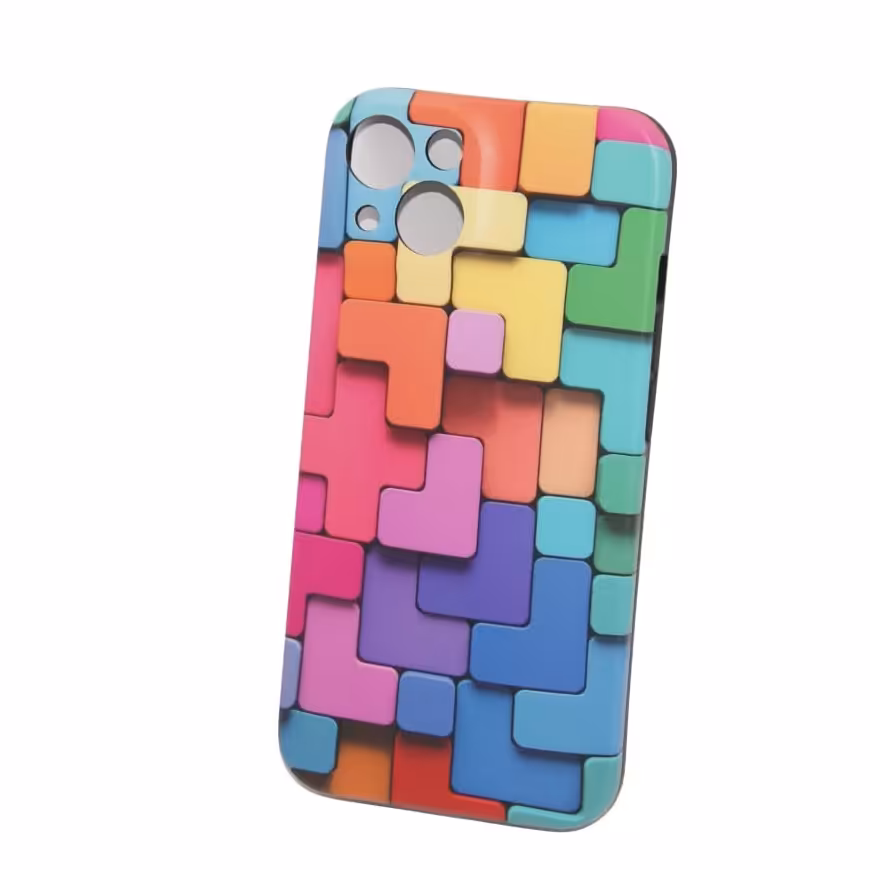قاب گوشی مدل پازل رنگی مناسب برای گوشی iphone 11 رنگ چند رنگ