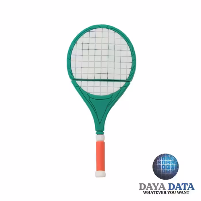 فلش مموری فانتزی دایا دیتا  طرح راکت تنیس مدل PS1015-9 ظرفیت32GB -USB3 رنگ سبز