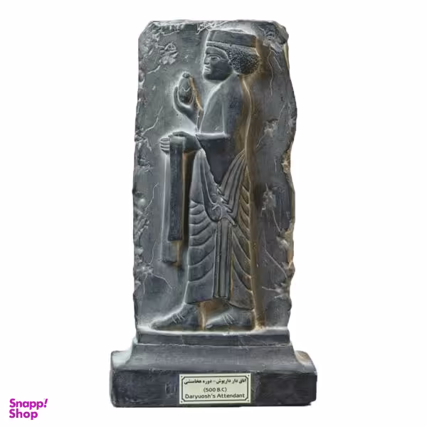 مجسمه تندیس و پیکره شهریار مدل کتیبه سنگی اتاق دار داریوش کد MO2620