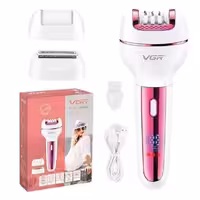 اپلیدی سه کاره وی جی آر حرفه ای اصلی، موکن برقی VGR ، اپیلاتور وی جی آر ، ماشین اصلاح صورت و بدن، اپلیدی VGR. پسکرایه