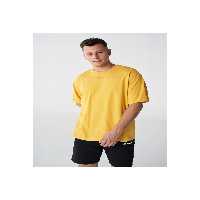 تی شرت زرد مردانه آستین کوتاه javon بزرگ t shirt hummel
