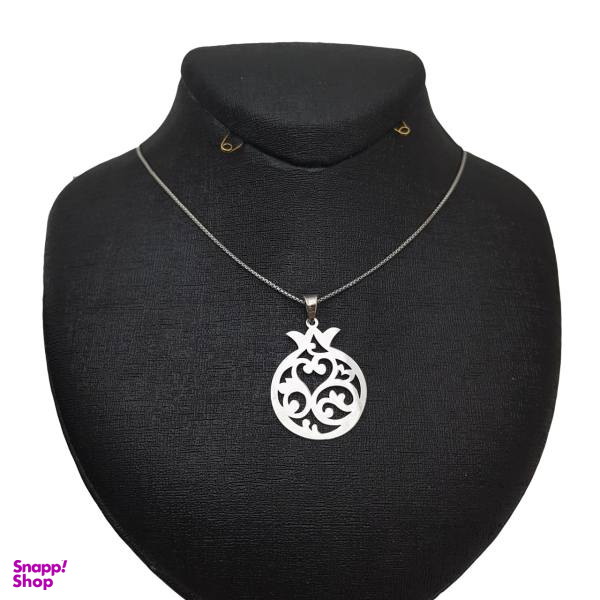 گردنبند نقره ترمه مدل انار G1