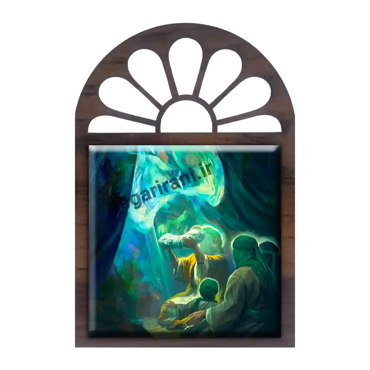 تندیس کاشی پنجره ای تبرک عرش مدل 2O 53