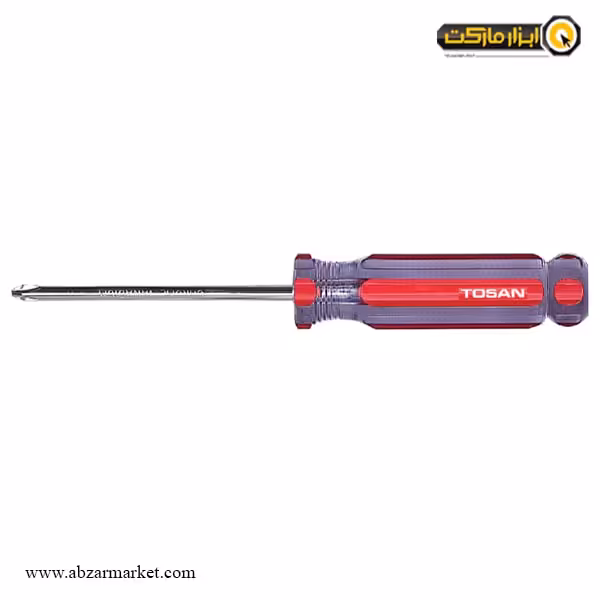 پیچ گوشتی چهارسو توسن دسته کریستالی