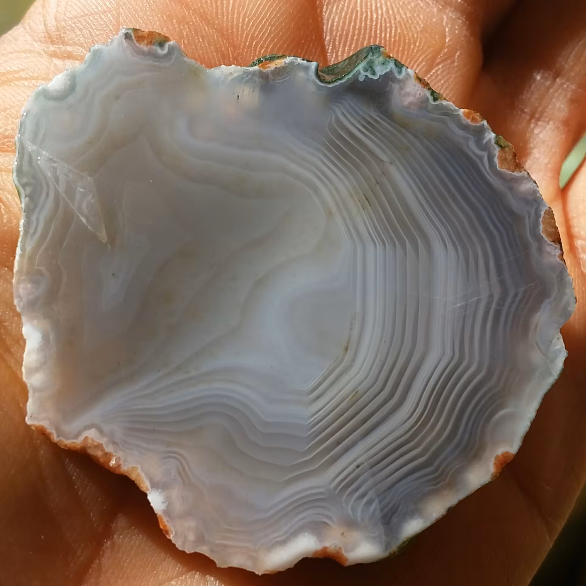 اسلایس سنگ عقیق سلیمانی 3بعدی  بسیار دیدنی خااااص 100 در100 طبیعی