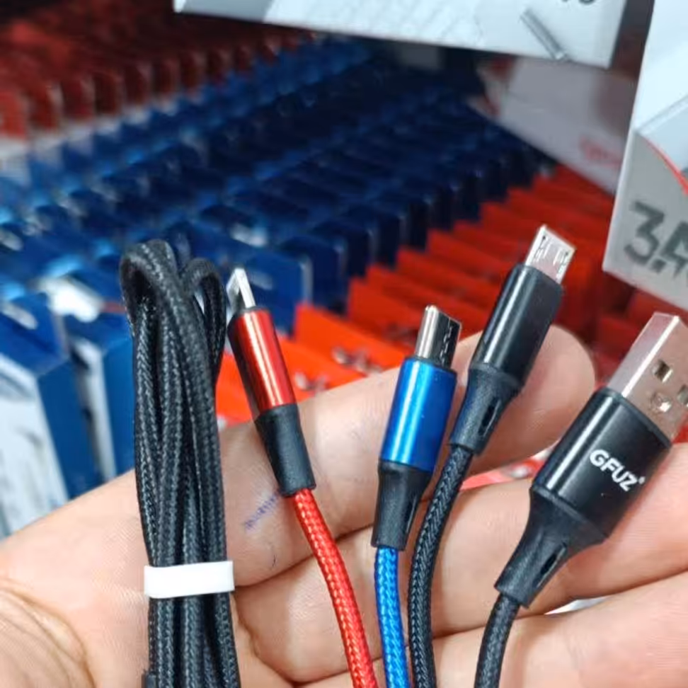 کابل شارژ فست پاوربانکی سه کاره