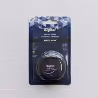 نخ دندان زغالی سیگنال مدل white now بسته 50 متری