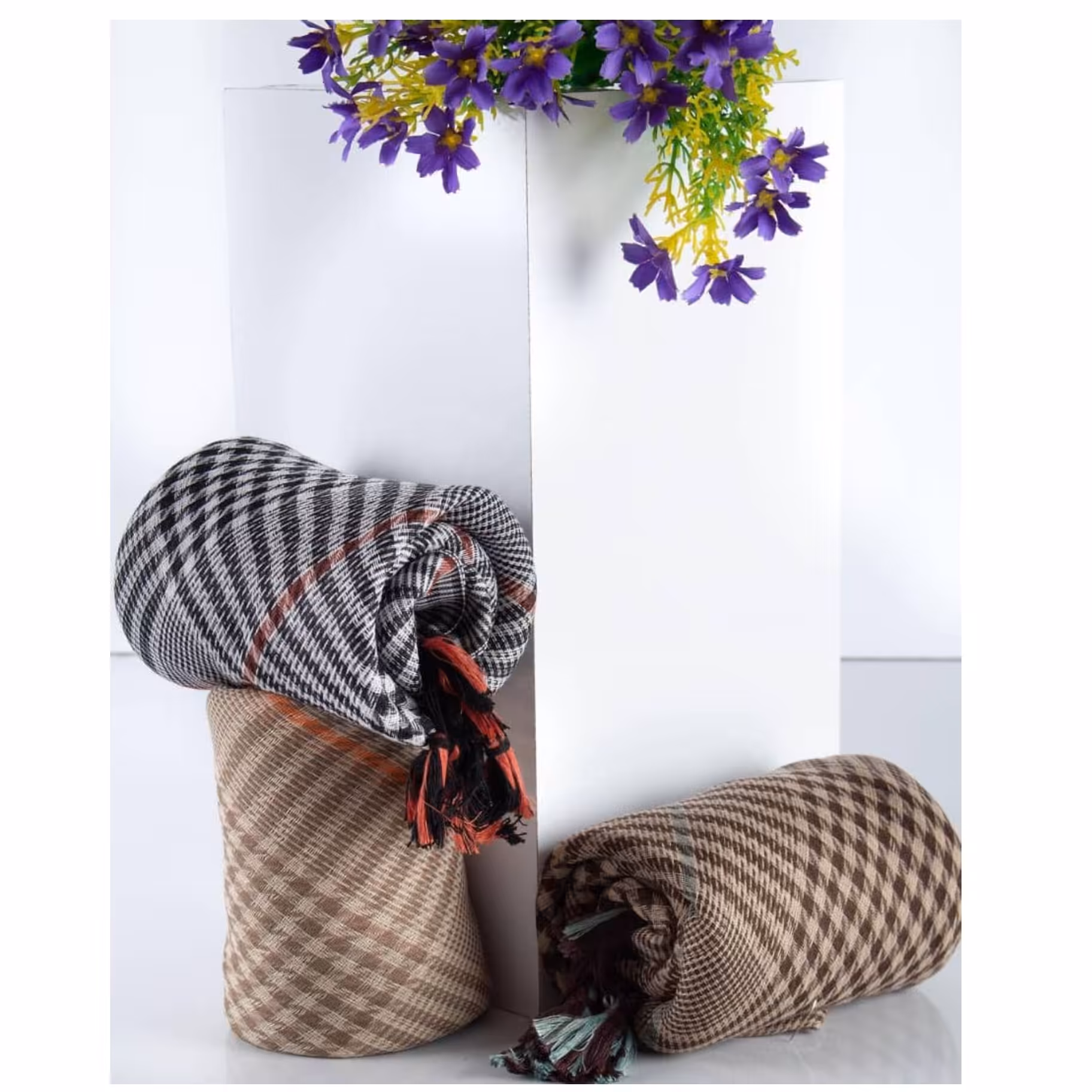 شال لنین 4 خونه ، رنگبندی متفاوت