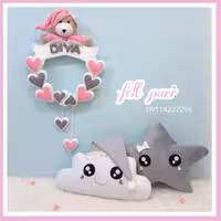 ست کوسن و اویز اسم 