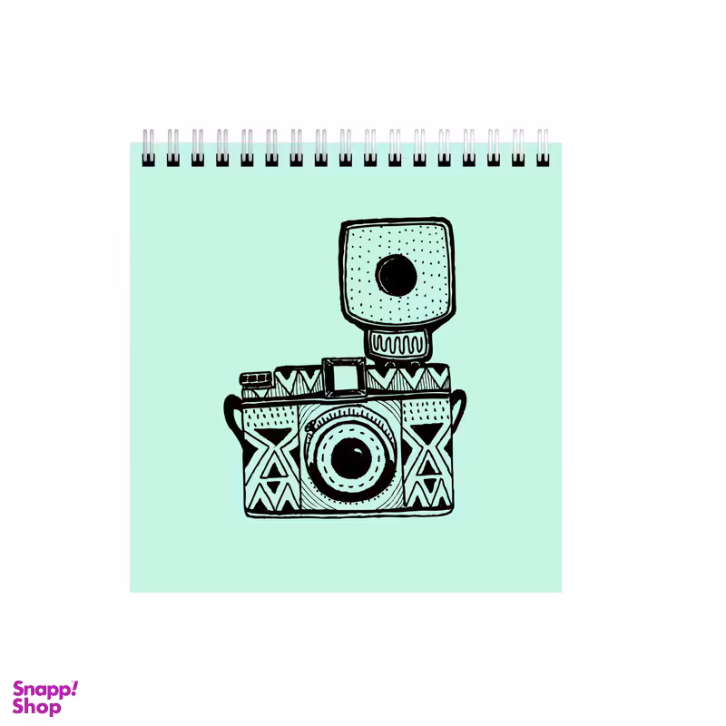 دفتر طراحی ۶۰ برگ مدل دوربین عکاسی کد 5368404