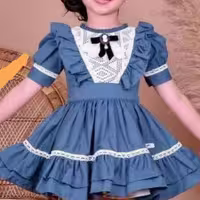پیراهن دخترانه مهرو ماه