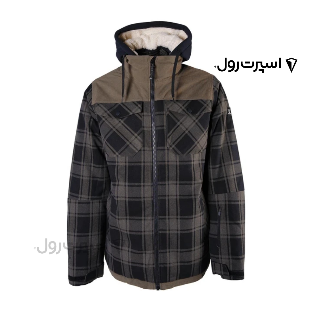 کاپشن اسکی و اسنوبرد برند برونتی مدل BRUNOTTI BOWEN CHECK SNOW JACKET