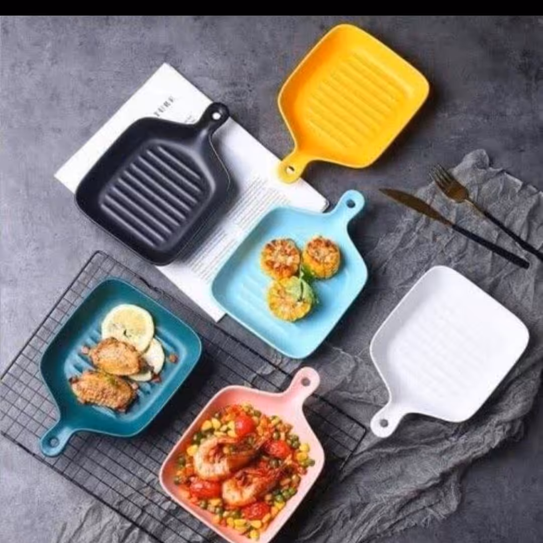 تابع مستطیل دسته دار سرامیکی رنگی 