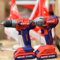 پک شارژی دو‌ قلو بکس و دریل 20 ولت ایم توپ