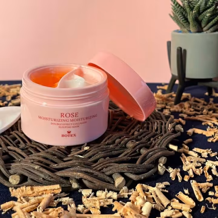 ماسک خواب کلاژن گل رز و عسل محصولات پوست مهتا