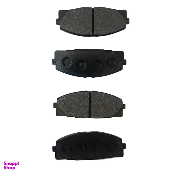 لنت ترمز جلو پارس کد PL80116 مناسب خودرو تویوتا هایس مجموعه 4 عددی