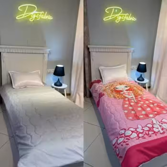 لحاف یک نفره طرح پرنسس قرمز