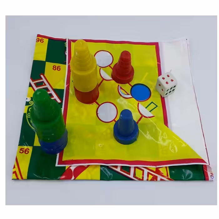 منچ و مارپله سایز بزرگ صفحه پلاستیکی  