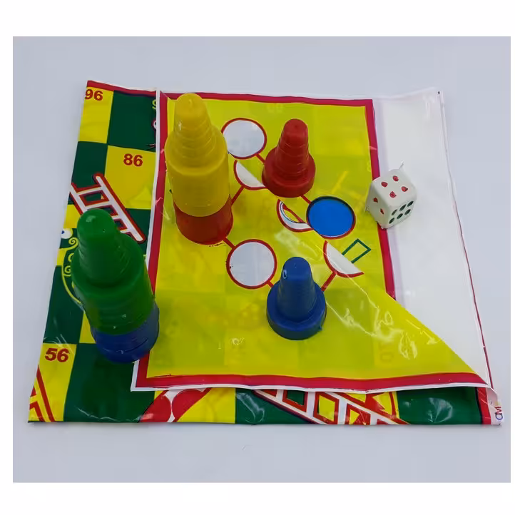 منچ و مارپله سایز بزرگ صفحه پلاستیکی  