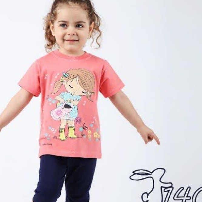 ست تیشرت شلوار ک پنبه یکرو لاکرادار  سایز 50