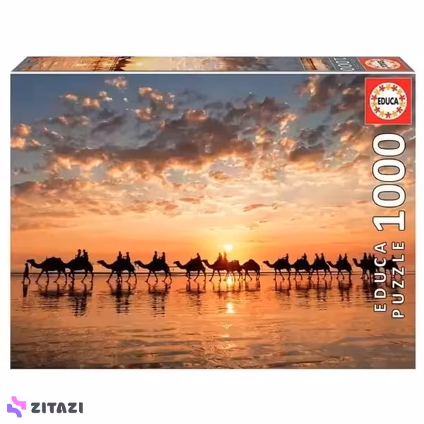 پازل 1000 تکه ادوکا مدل Sunset In Cab