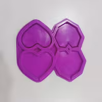 قالب آبنبات  سیلیکون طرح قلب 