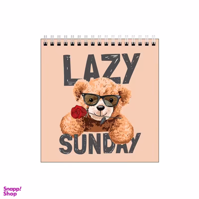 دفتر طراحی بامبیلیپ طرح خرس تنبل کد 4518261