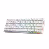 کیبورد مخصوص بازی ردراگون رنگ سفید مدل Draconic K530 Pro